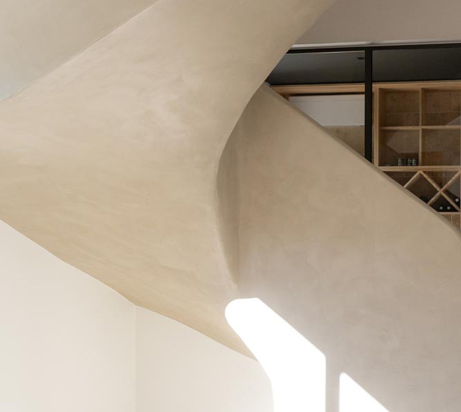 béton ciré mural - la teste de buch 33