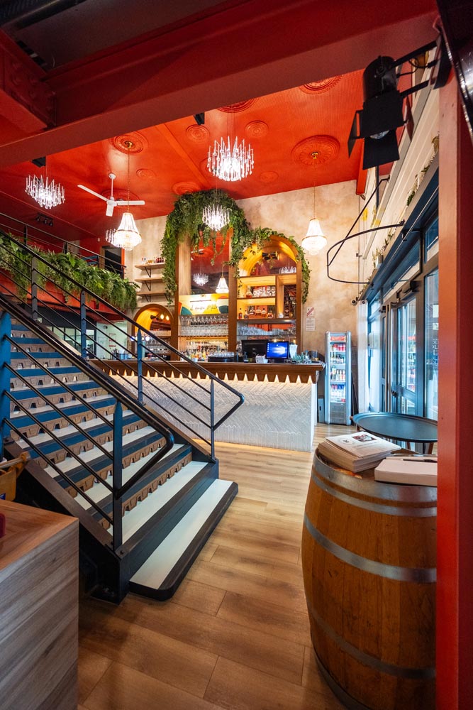 Rénovation de sol dans un restaurant